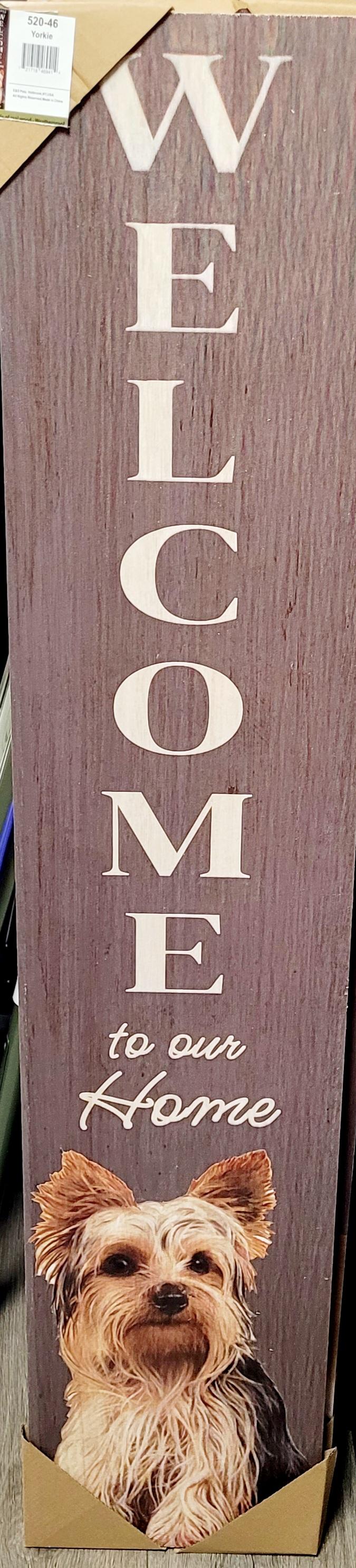 Porch Board - Dog Breed Welcome
