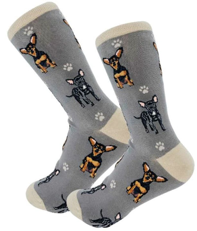 Gray chihuahua socks for sale at Maggie's Pet Boutique Delaware
