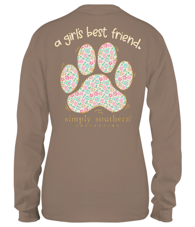 Simply Southern A Girl's Best Friend Long Sleeve T-shirt