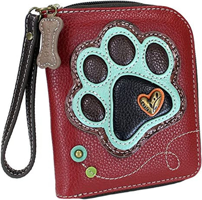 Paw Print Zip Wallet