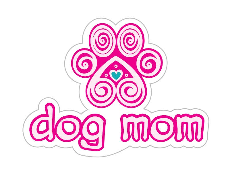 3" Decals- DOG MOM