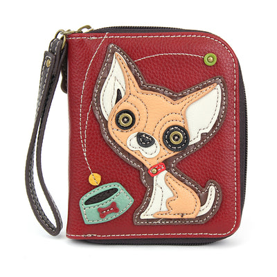 Chihuahua Zip Wallet