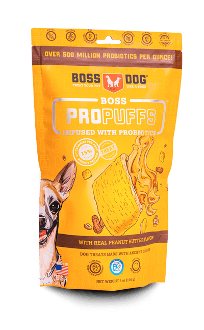 Boss Dog ProPuffs Dog Treats-Peanut Butter