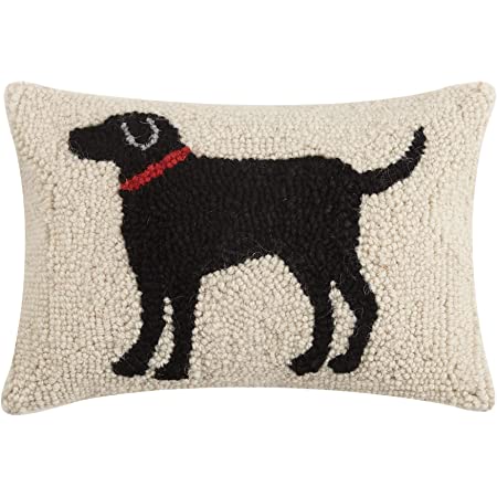 Black Dog Pillow