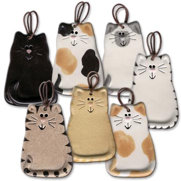 Cat Ceramic Ornaments