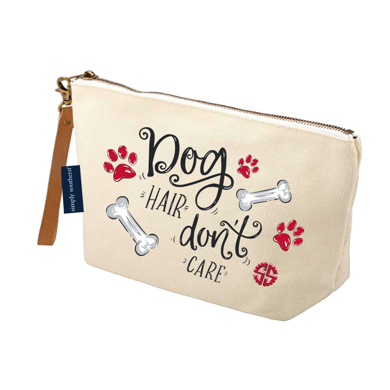 Simply Southern Dog Hair Canvas Pouch