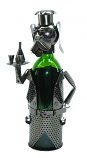 Metal Wine Bottle Holder-Dog Butler