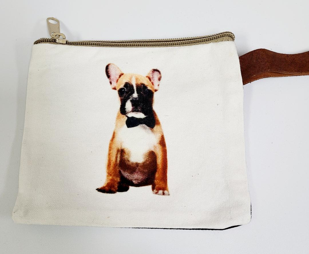 Canvas Dog Make Up Bag