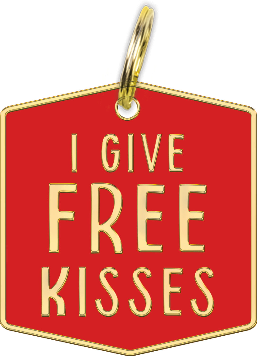 Collar Charm - Free Kisses