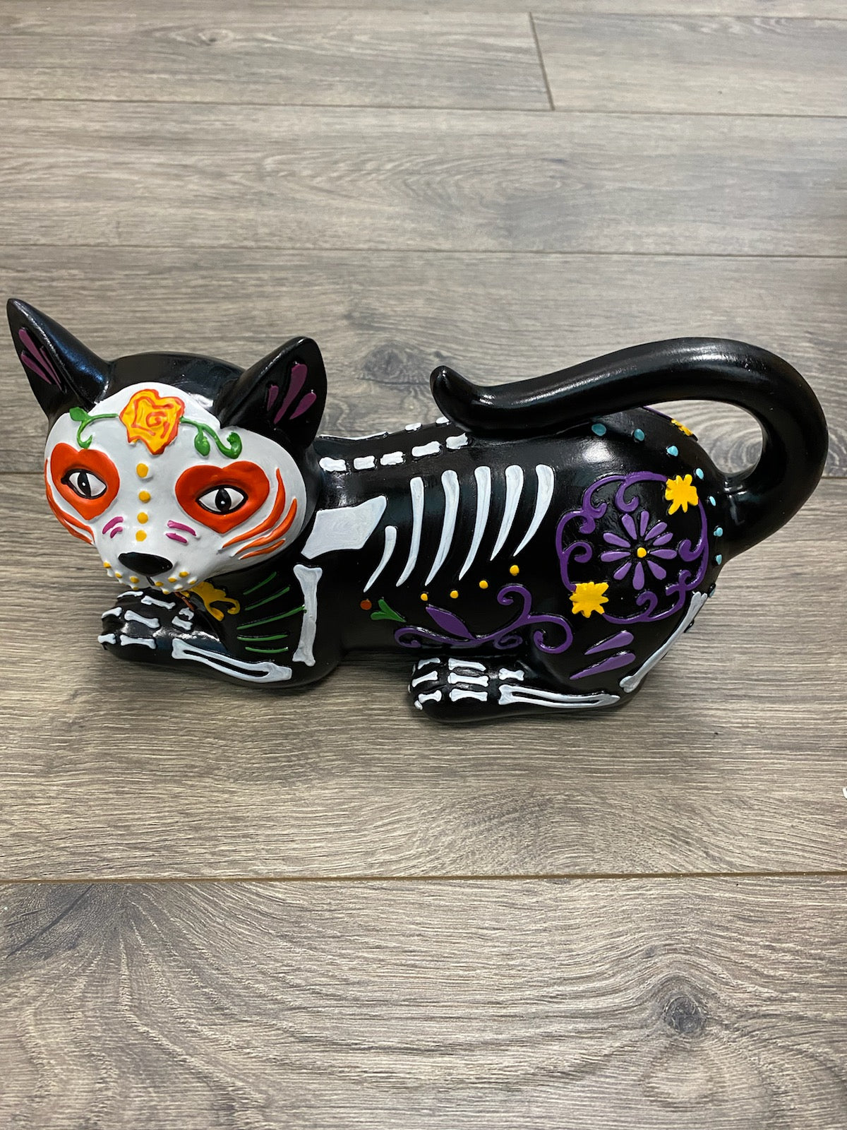 Day of the Dead Cat Figurine