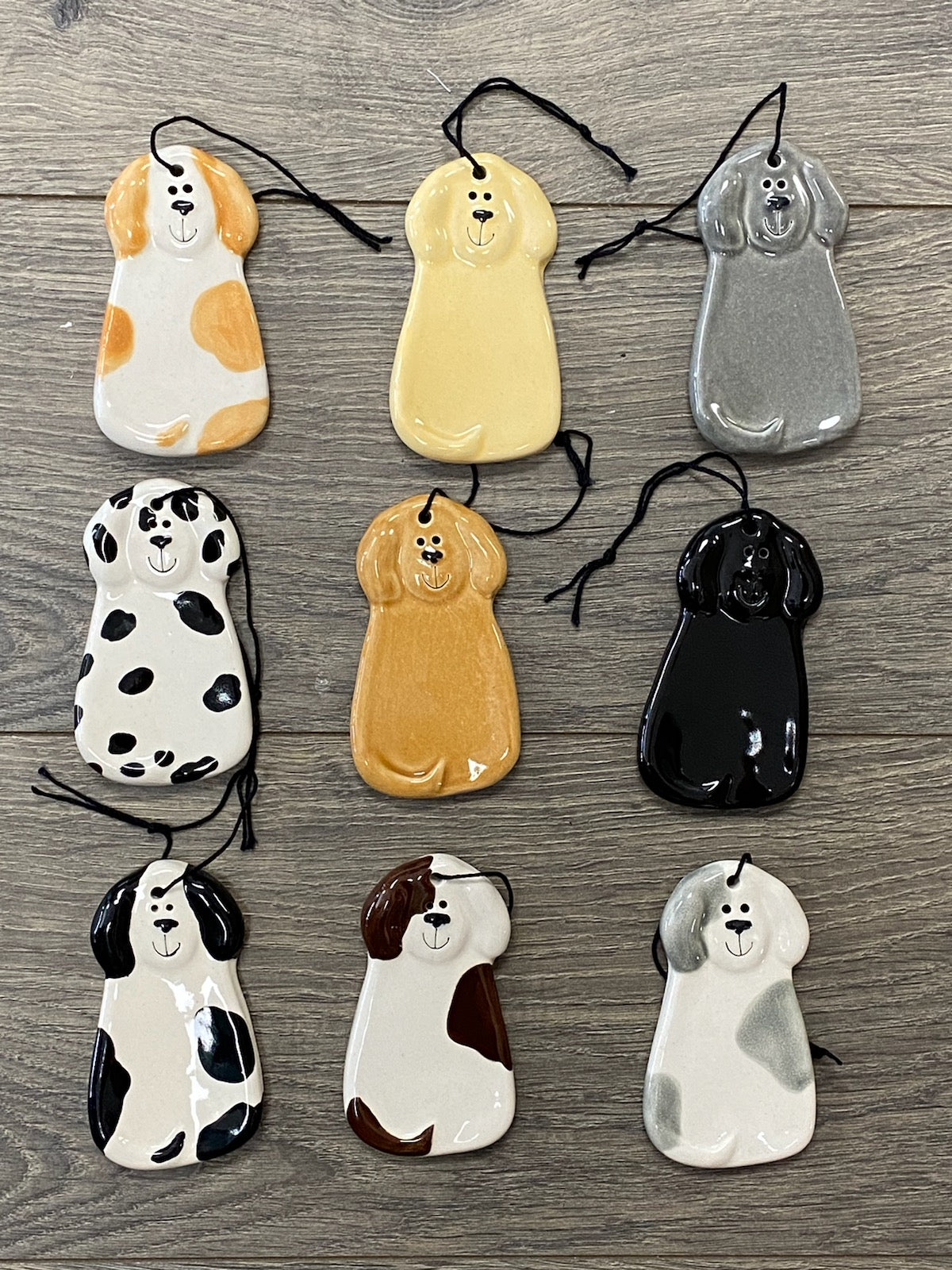 Dog Ceramic Ornaments