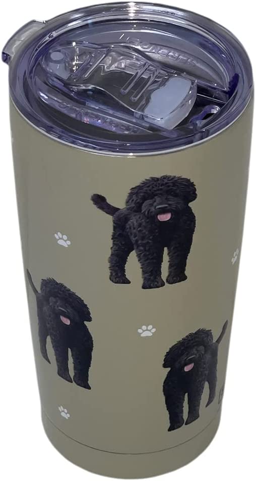 Ultimate Pet Lover Stainless Steel Tumbler Black Labradoodle