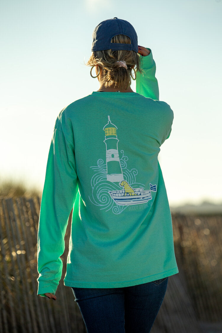Buddy Lighthouse  Long Sleeve Lt turquoise