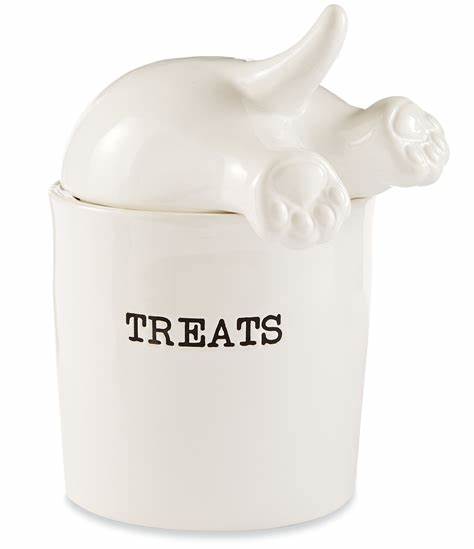 Mudpie Dog Tail Treat Canister