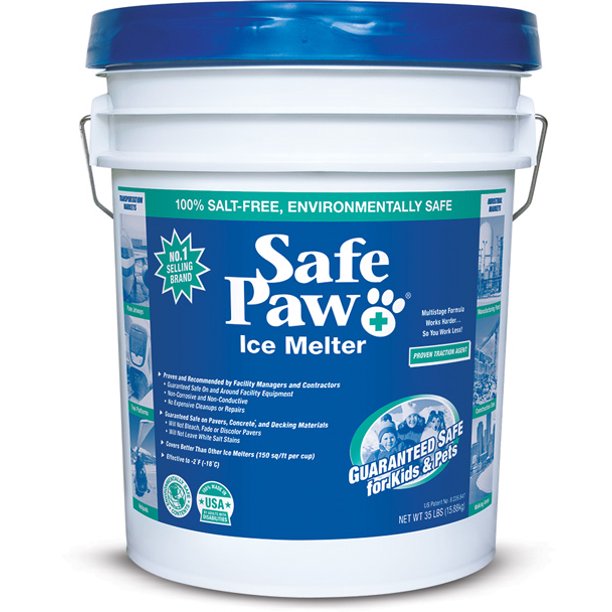 Safe Paw Ice Melt 35lb Pail LOCAL PICKUP ONLY