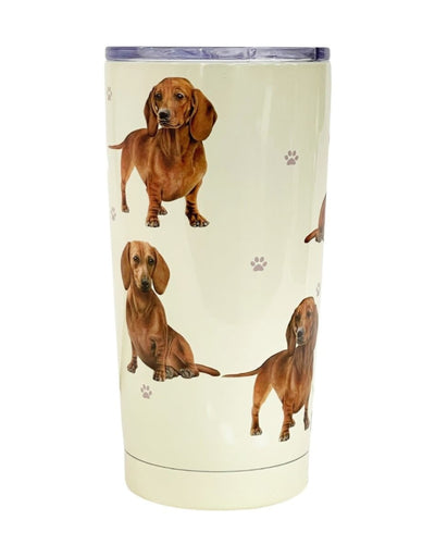 Ultimate Pet Lover Stainless Steel Tumbler-Red Dachshund