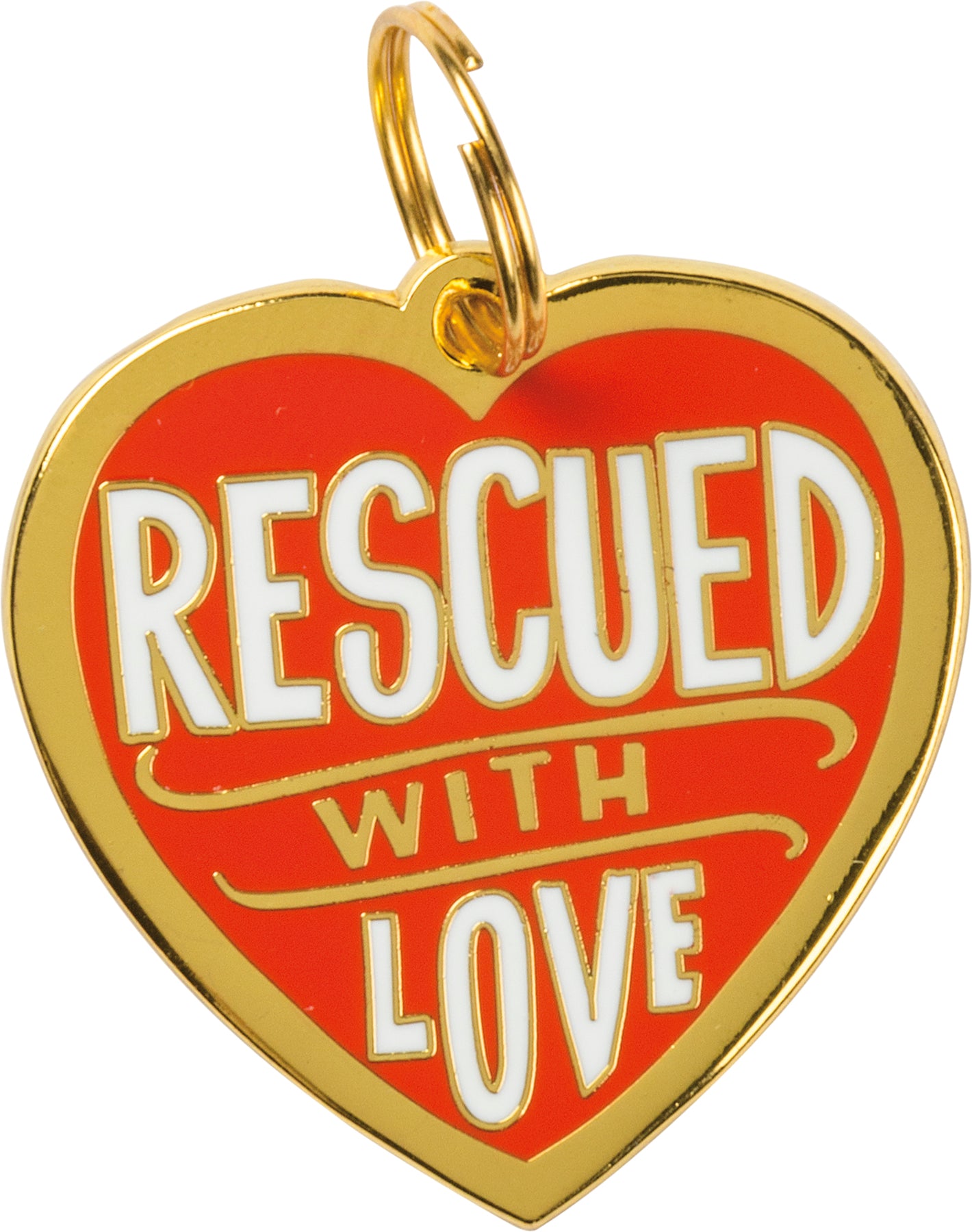 Collar Charm - Rescued With Love