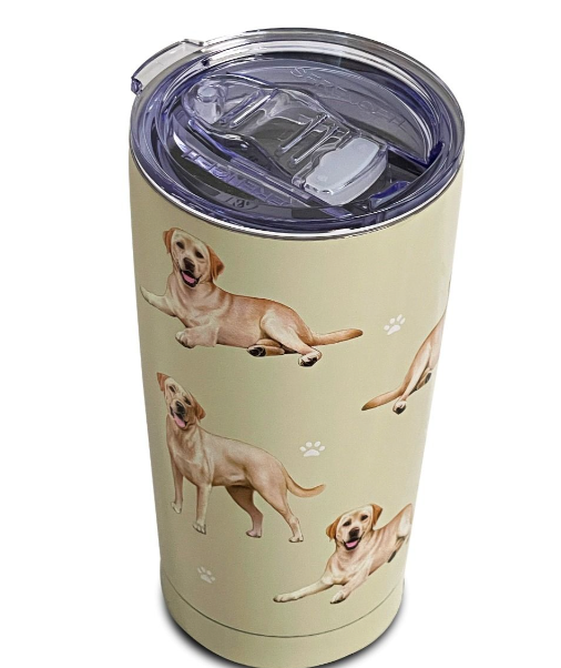 Ultimate Pet Lover Stainless Steel Tumbler-Yellow Labrador