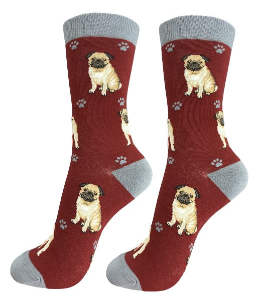Happy Tails Socks-Pug