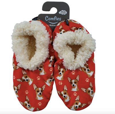 Pet Lover Slippers-Fawn Chihuahua