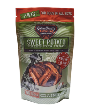 Gaines Family Farmstead Sweet Potato Fries Dog Treats