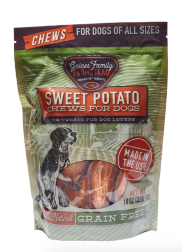 Gaines Family Farmstead Sweet Potato Chews Dog Treats