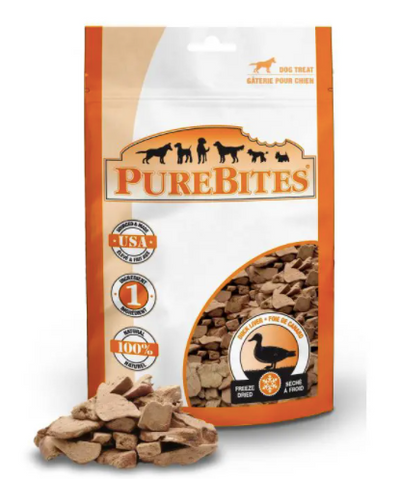 PureBites Freeze Dried Dog Treats-Duck Liver