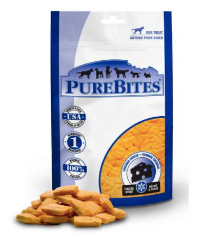 PureBites Freeze Dried Dog Treats-Cheddar Cheese