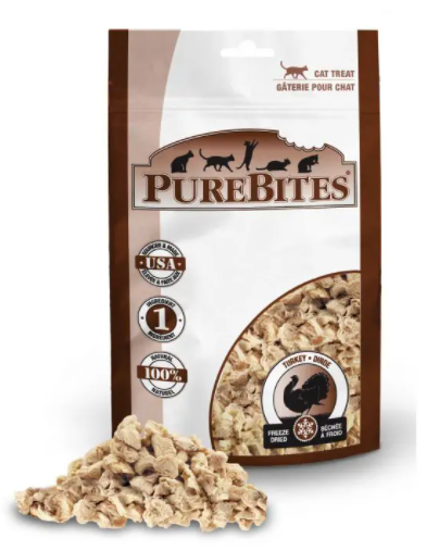 PureBites Freeze Dried Cat Treats-Turkey