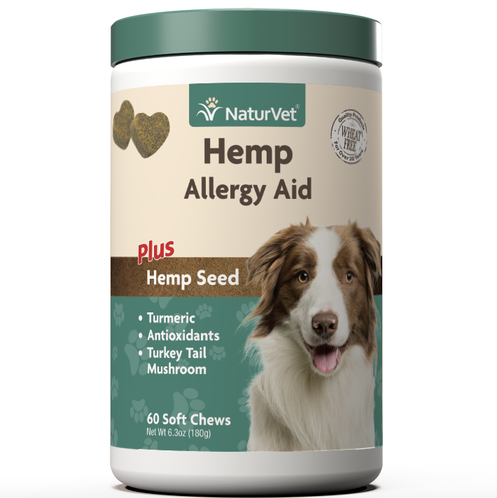 NaturVet Soft Chews-Hemp Allergy Aid