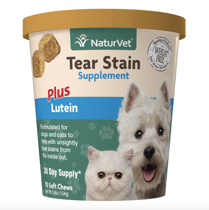 NaturVet Soft Chews-Lutein Tear Stain