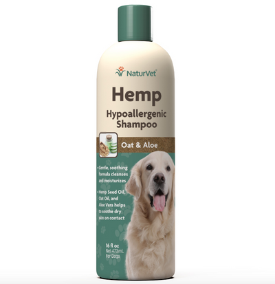 NaturVet Hemp Hypoallergenic Shampoo