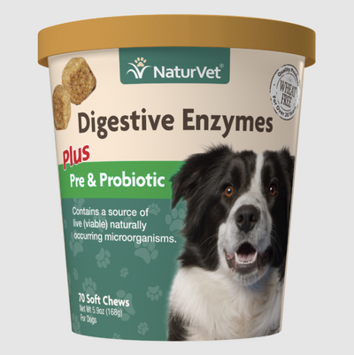 NaturVet Soft Chews Digestive Enzymes