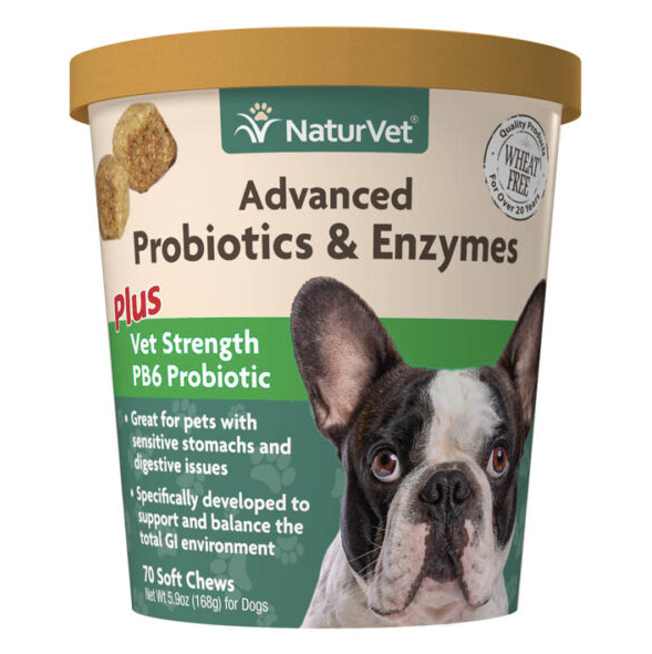 NaturVet Soft Chews Advanced Probiotic Enzymes
