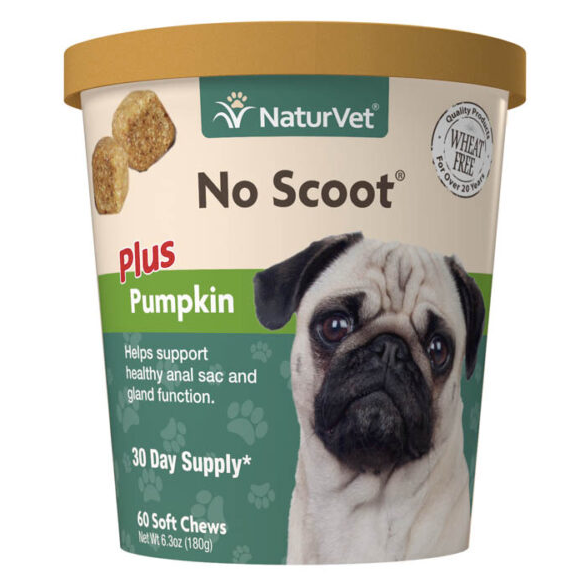 NaturVet Soft Chews-No Scoot Pumpkin
