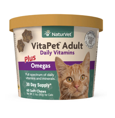 NaturVet Cat Soft Chews VitaPet Adult Daily Vitamins