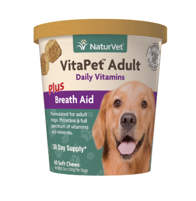 NaturVet Soft Chews VitaPet Adult Breath Aid