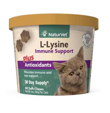 NaturVet Cat Soft Chews L-Lysine Immune Support