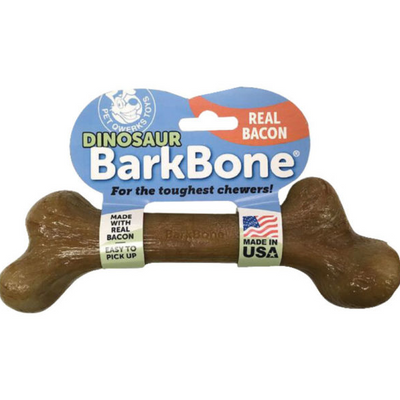 Pet Qwerks Dino Bacon & Nylon Barkbone