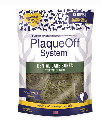 ProDen PlaqueOff Vegetable Fusion Dog Dental Bones -17oz.