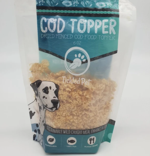 Tickled Pet Icelandic Cod Dog Food Topper