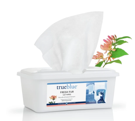 True Blue Fresh Fur Cat Wipes