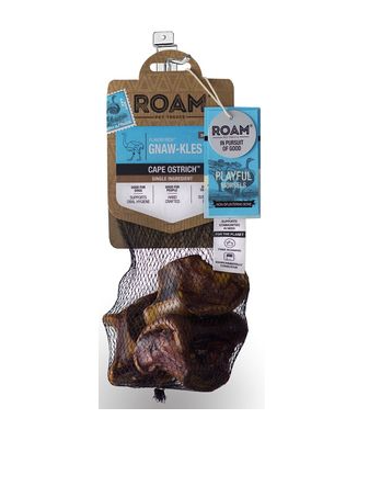 Roam Pets Cape Ostrich Gnaw-kles Bones