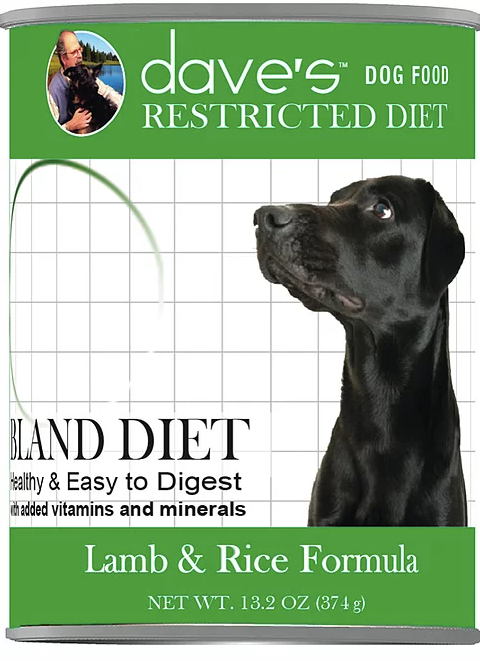 Dave's Pet Food Restricted Diet Canned Dog Food-Bland Lamb