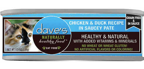 Dave's Pet Food Pate Wet Cat Food-Chicken and Duck