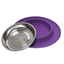 Messy Mutts Cat Silicone Single Feeder-Purple
