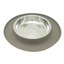 Messy Mutts Cat Silicone Single Feeder-Grey