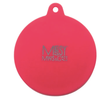 Messy Mutts Silicone Universal Can Cover-Red