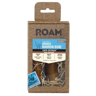 Roam Pets Smoked Cape Ostrich Marrow Bone