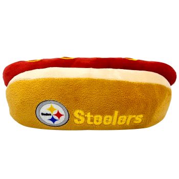 Pittsburgh Steelers Plush Hot Dog Toy